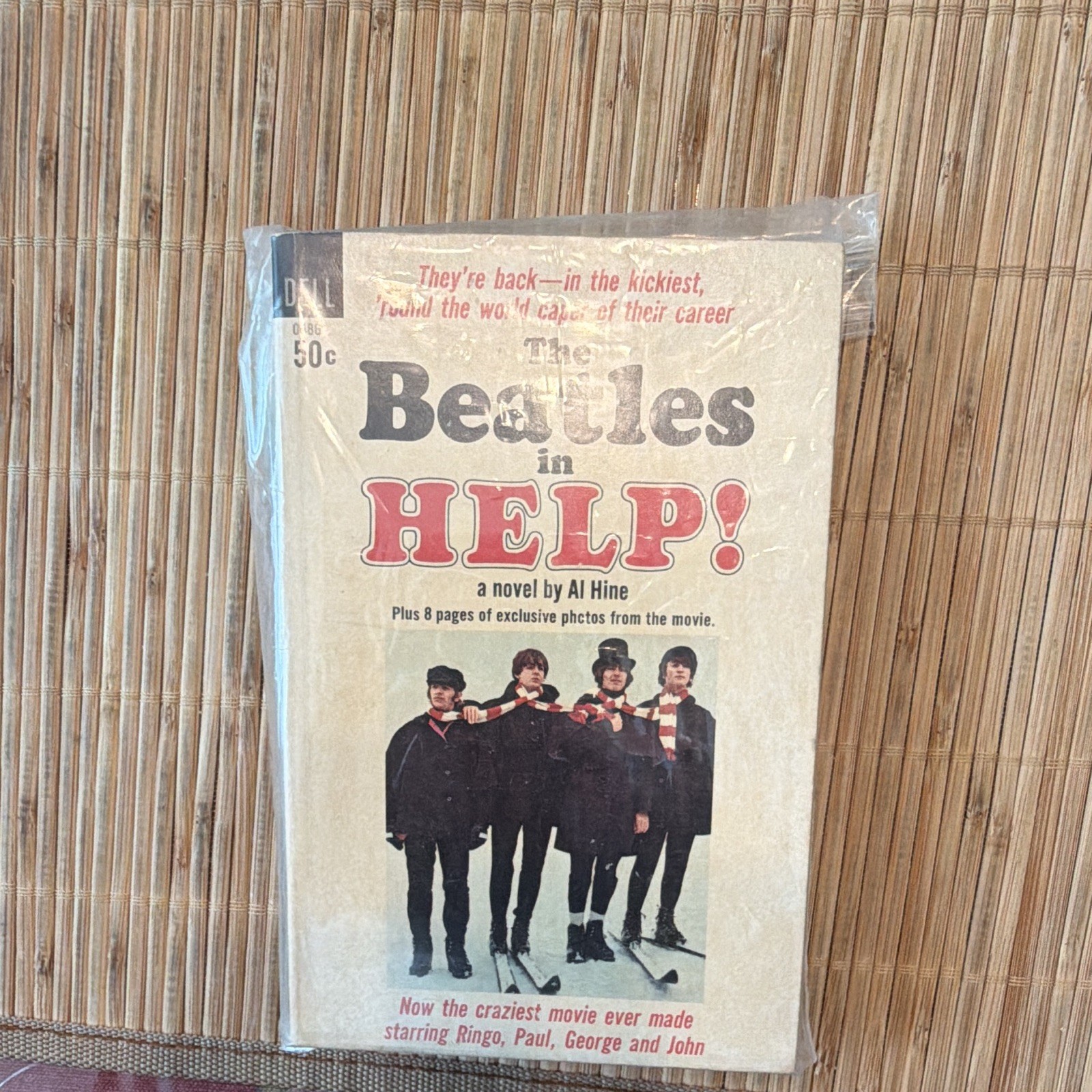 Dell The Beatles in Help! Paperback Novel by Al Hine Film/TV Adaptation