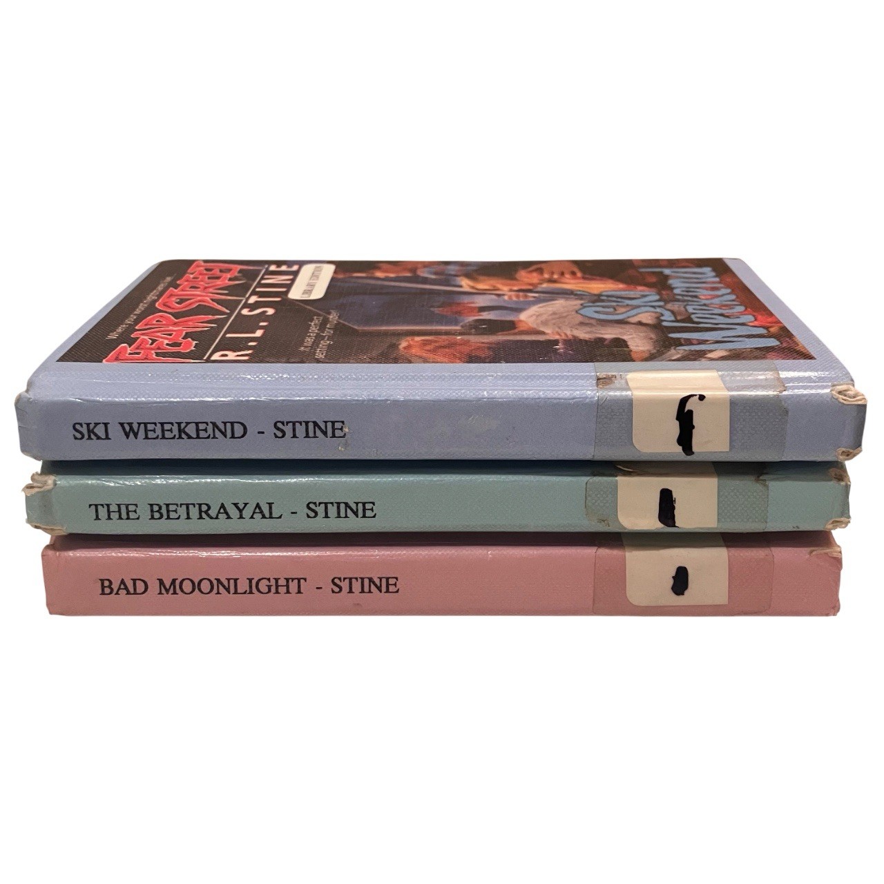 Book Lot R.L. Stine Fear Street YA Horror Saga Chiller Vtg Hardcover Library