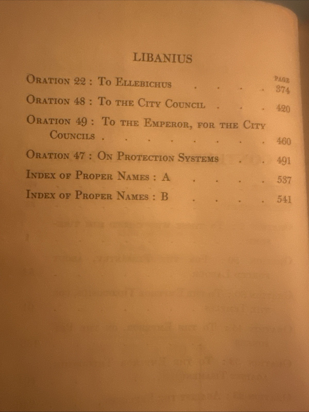Libanius: Selected Orations Works, Loeb CL #451 & 452, 2 Vol HC, 1969 1977 Greek