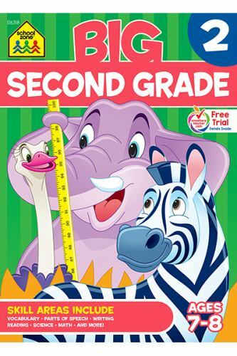 Big Second Grade by School Zone Publishing Company Staff (2019, Trade Paperback,