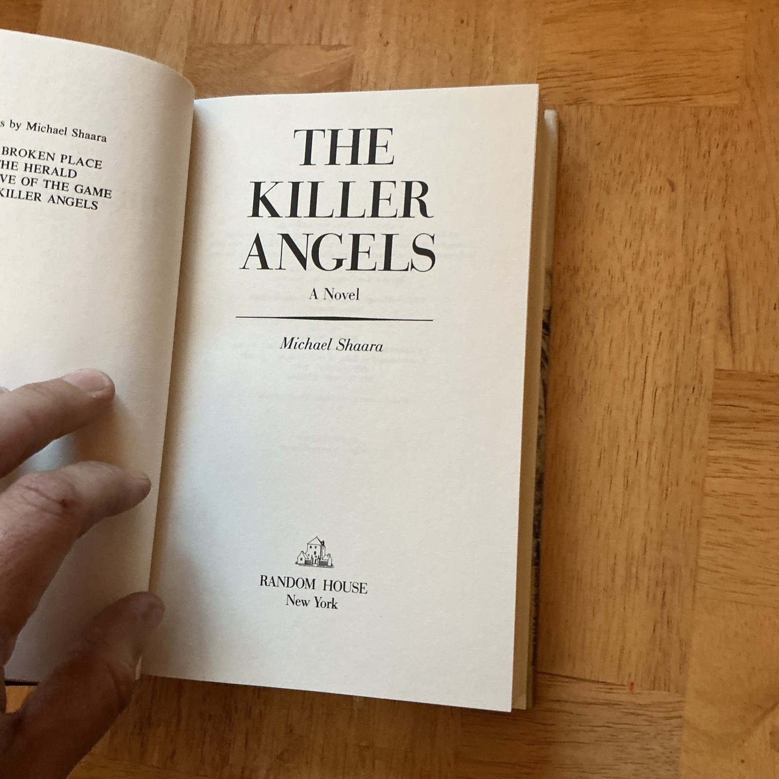 Killer Angels by Michael Shaara (1993, Hardcover) 5th Printing.
