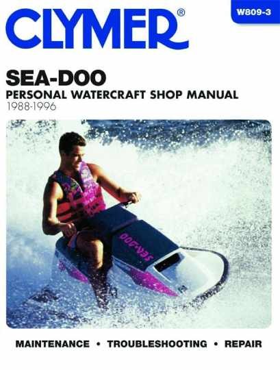 Sea-Doo Water Vehicles Shop Manual – Paperback, by Penton Staff – Acceptable n