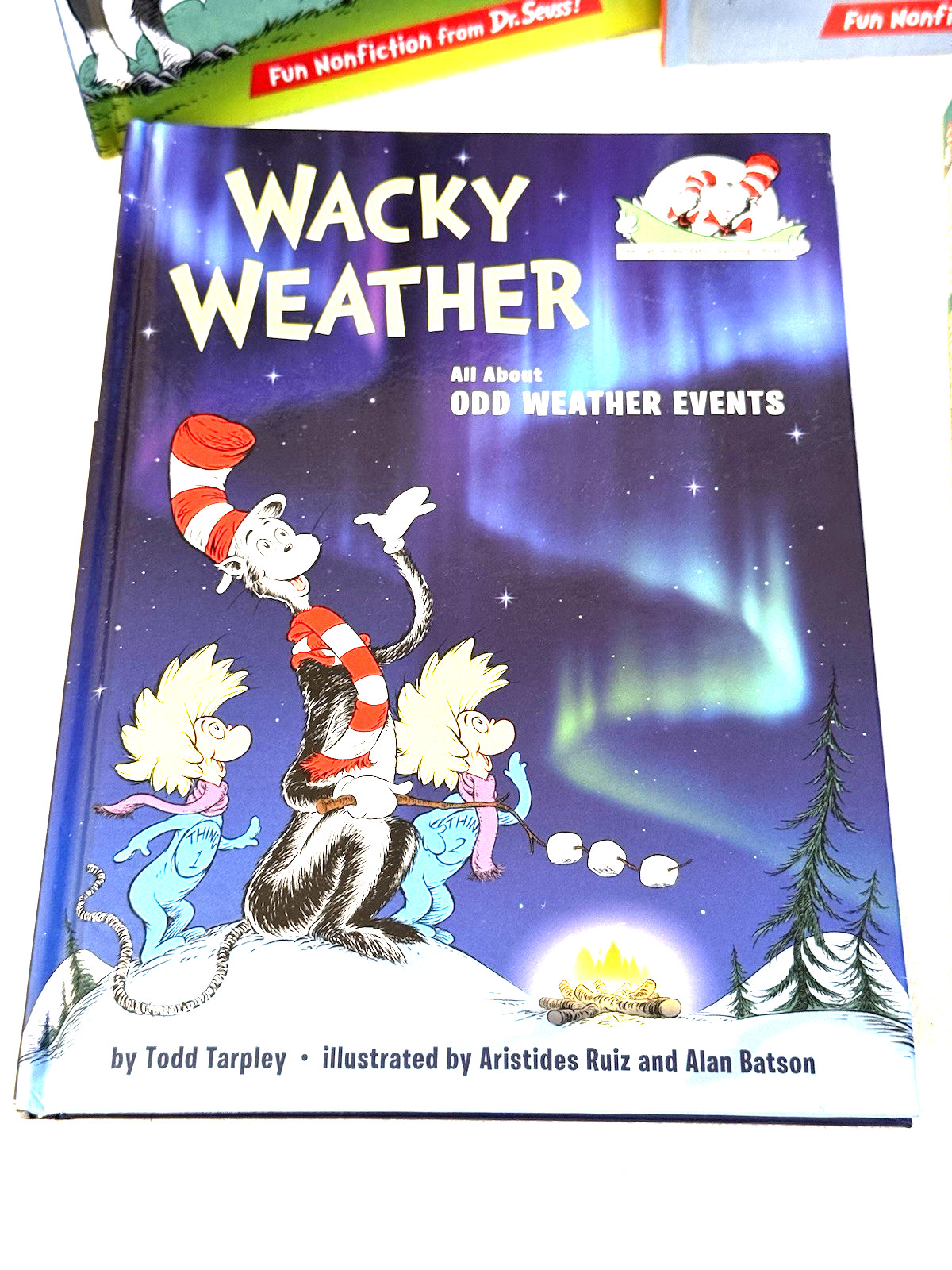 Dr. Seuss Cat in the Hat Learning Library 5 Book Set Sharks Dinosaurs Farms