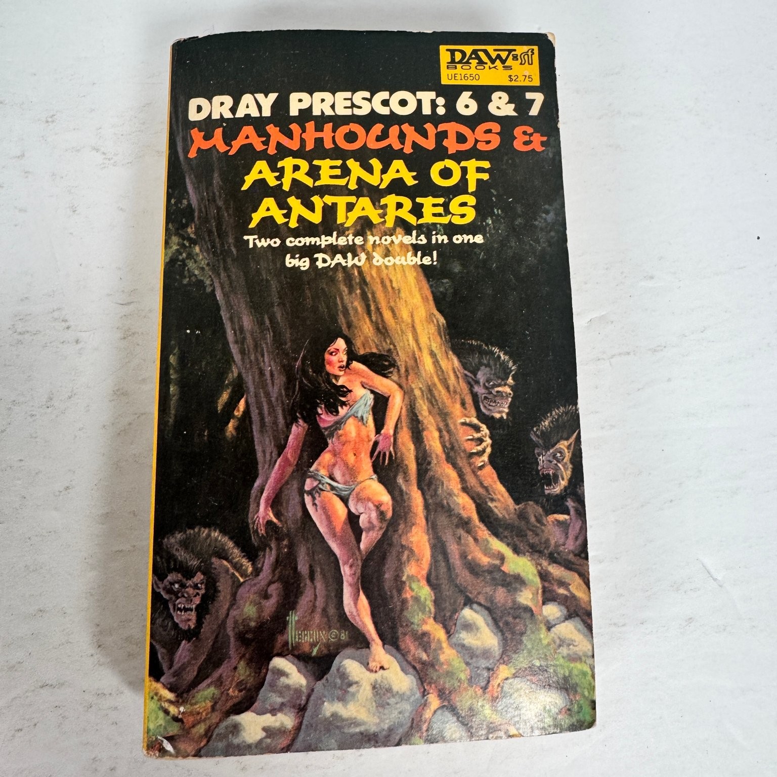 Manhounds Arena of Antares Alan Burt Akers 1981 First Printing DAW Double