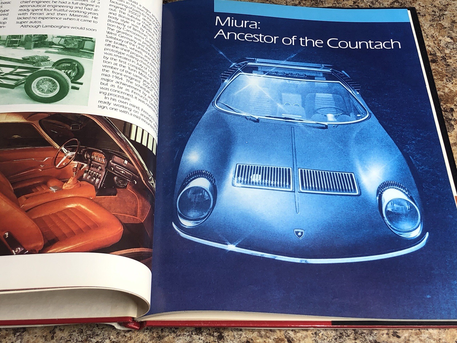 LAMBORGHINI COUNTACH BY GRAHAM ROBSON, BEEKMAN 1986 FIRST ED. 64pgs, w/DJ