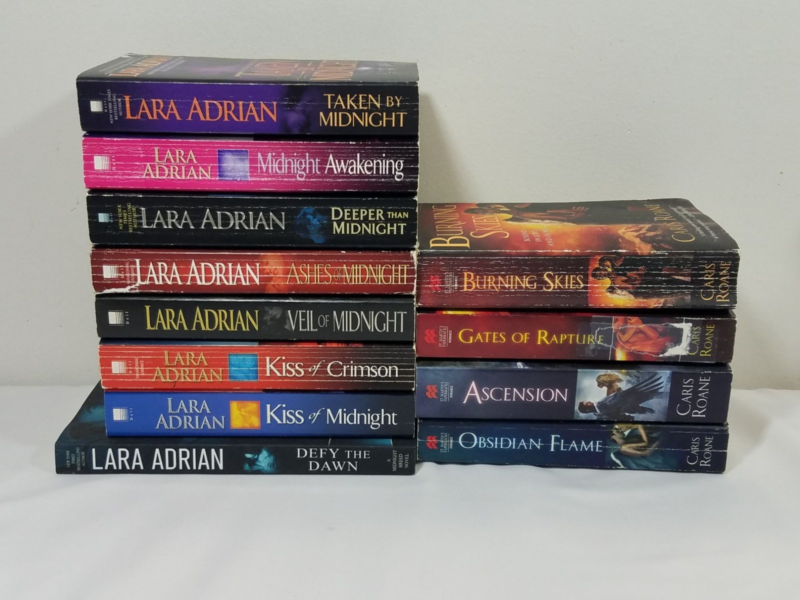 Paranormal Romance Lot 8 Lara Adrian books & 4 Caris Roane Books PB Vampire