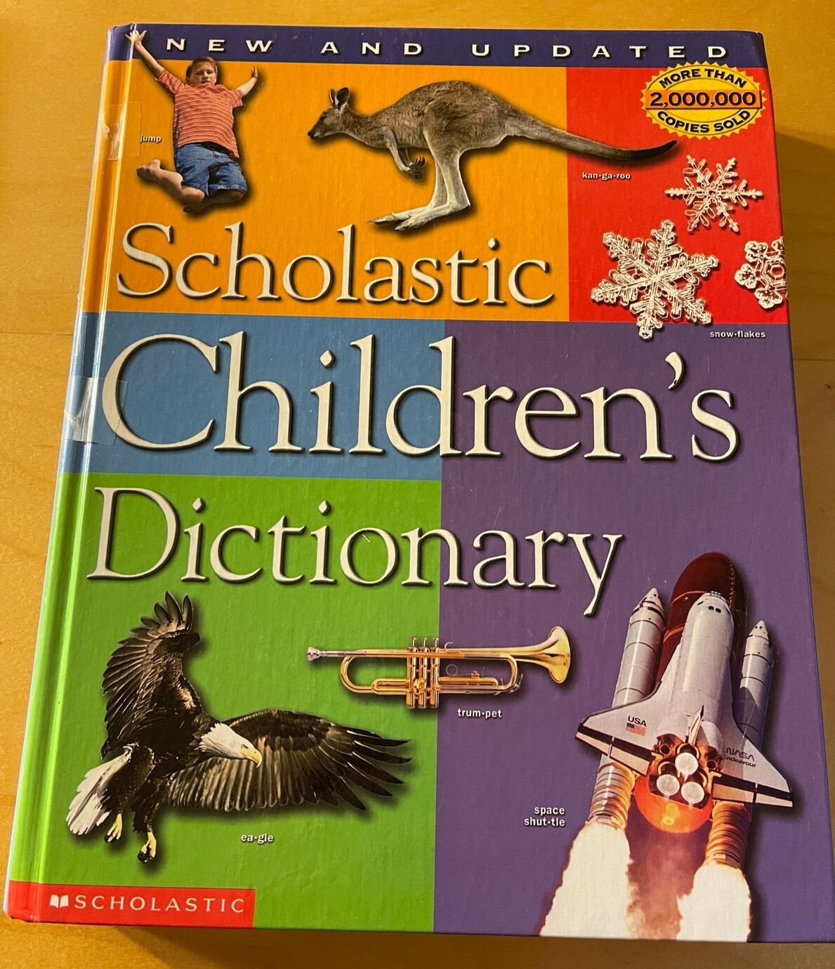 Scholastic Children’s Dictionary Ages 8 and up Hard Cover, 648 Pages 8″ x 10″