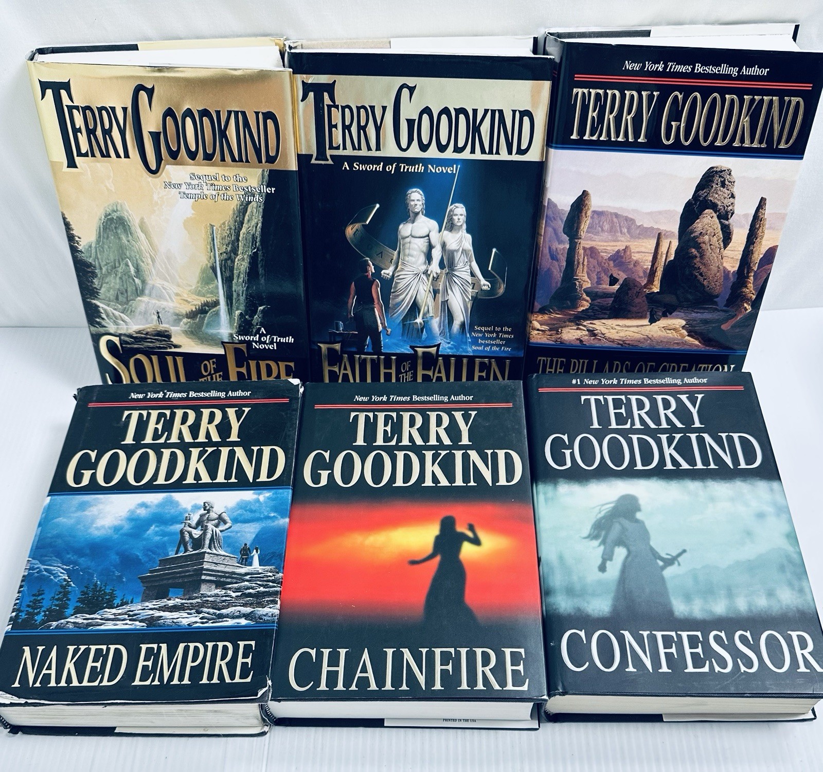 Sword of Truth Terry Goodkind First Edition Lot 6 Epic Fantasy Adventure Set