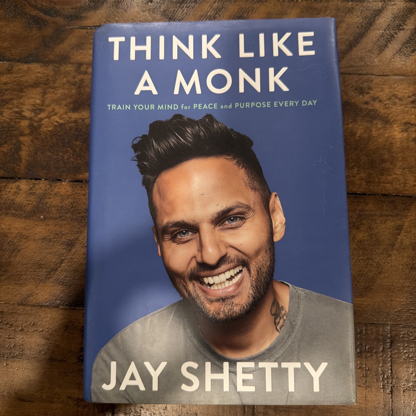 Think Like a Monk by Jay Shetty Hardcover Self-Help Book, Mindfulness