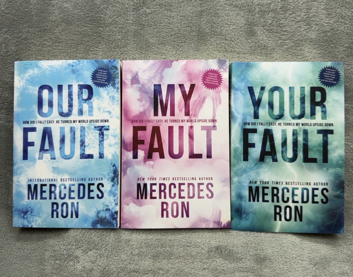 Mercedes Ron My Fault, Your Fault, Our Fault Series PB Young Adult Romance Lot