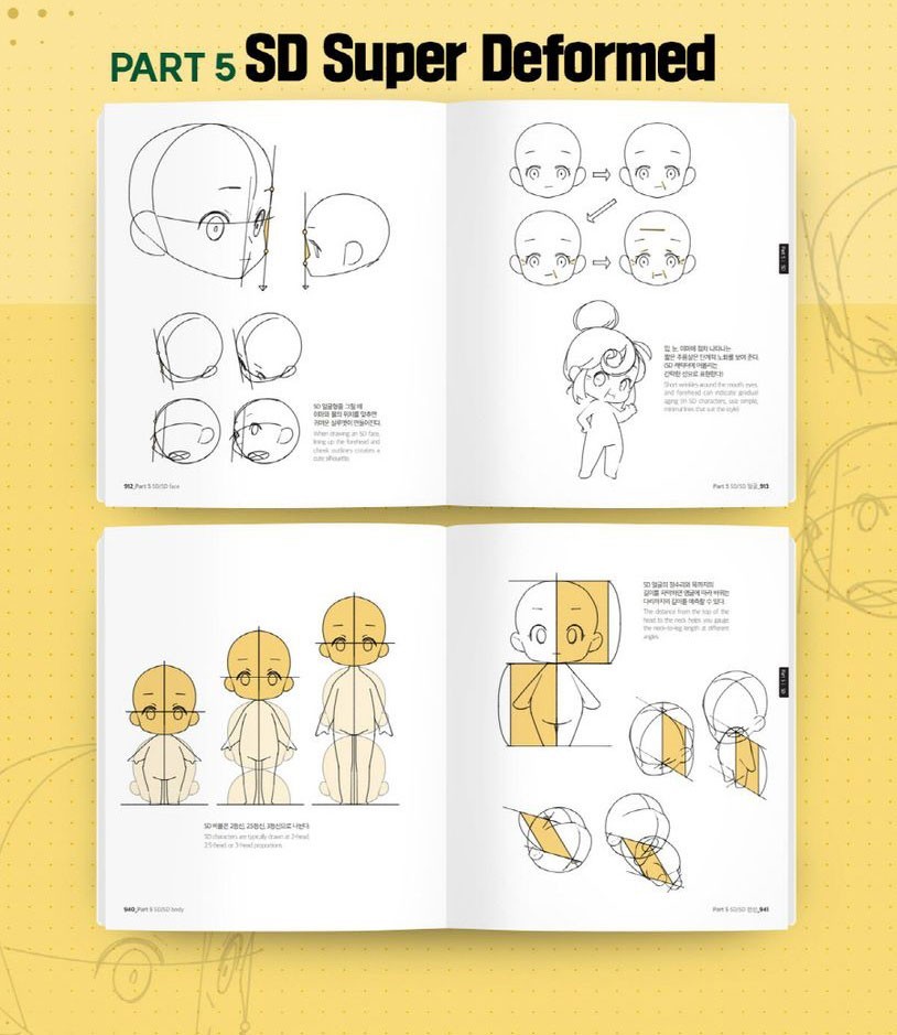 Point Character Drawing 2 by TACO K-Book Manga Art Guide Korean English LEZHIN