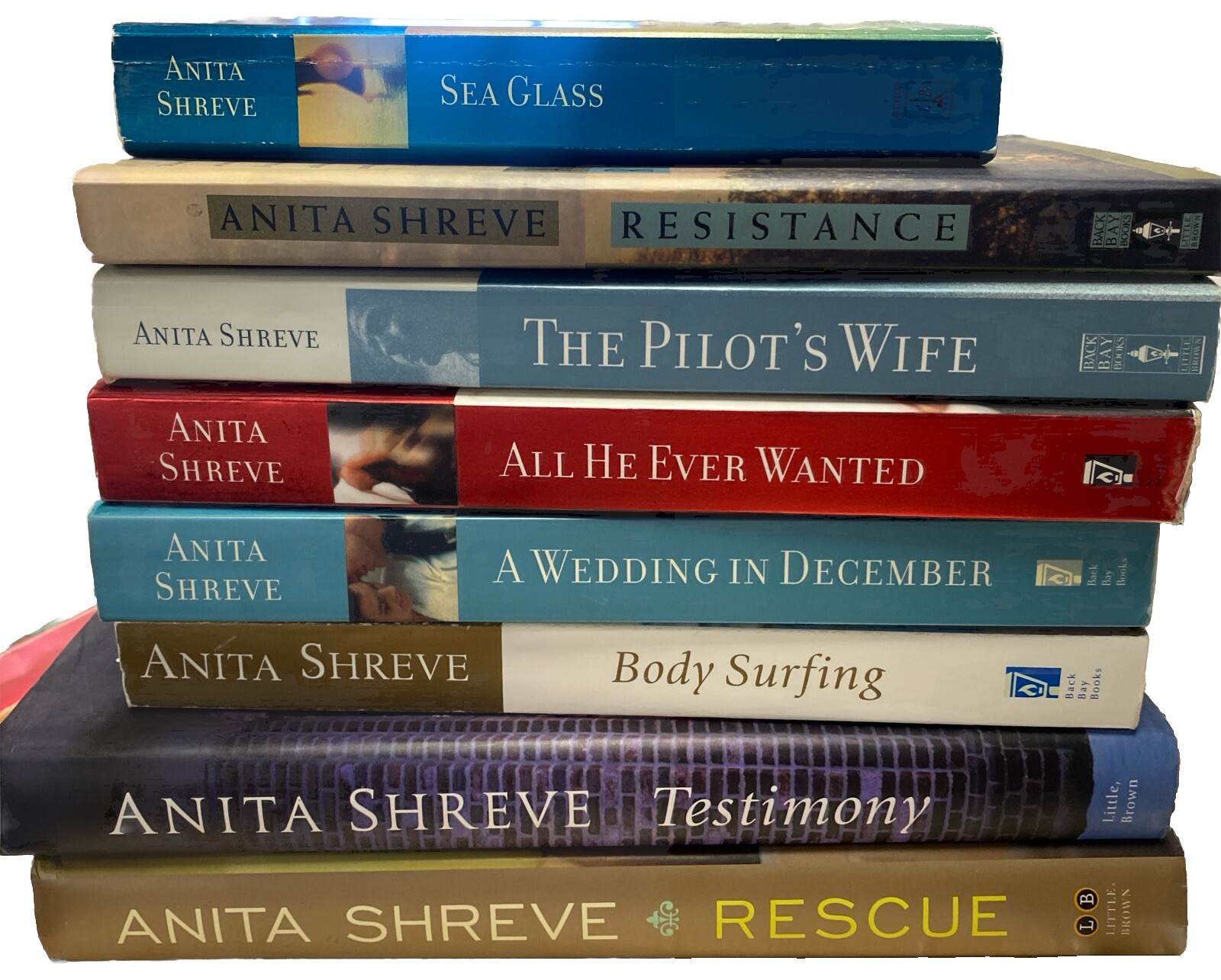 Lot Of 8 Anita Shreve Books