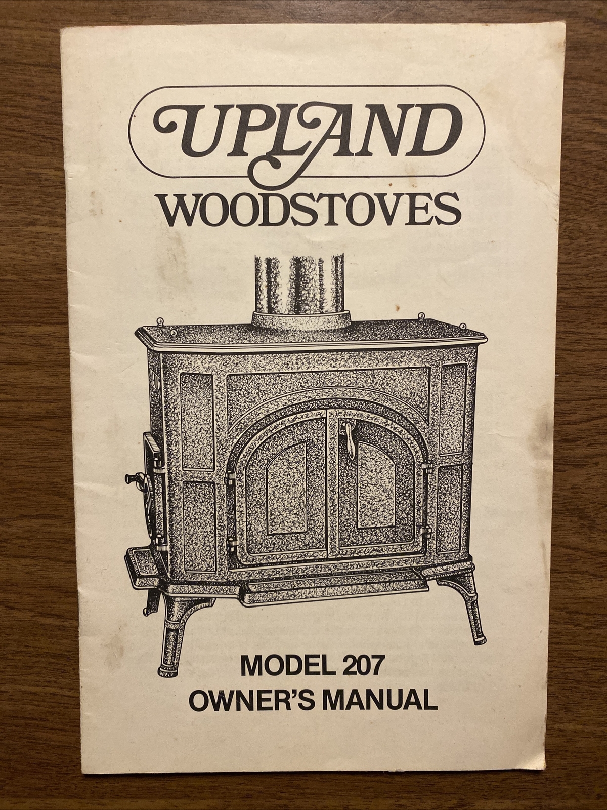 Vintage Upland Woodstoves Model 207 Owner’s Manual Guide Parts List D2