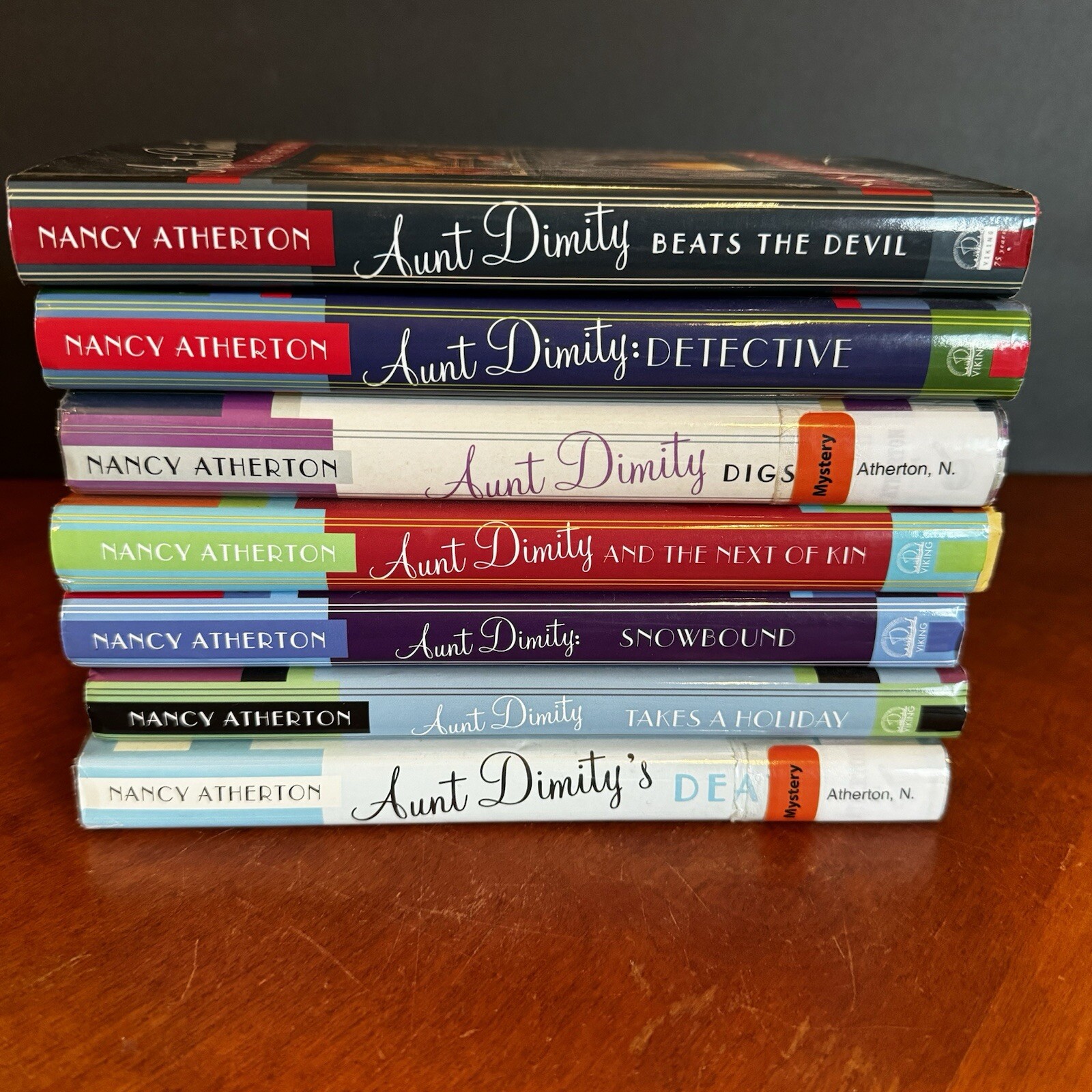 Lot: 7 Aunt Dimity Books Nancy Atherton Mystery Series 1 4 6 7 8 9 10 Hardcover