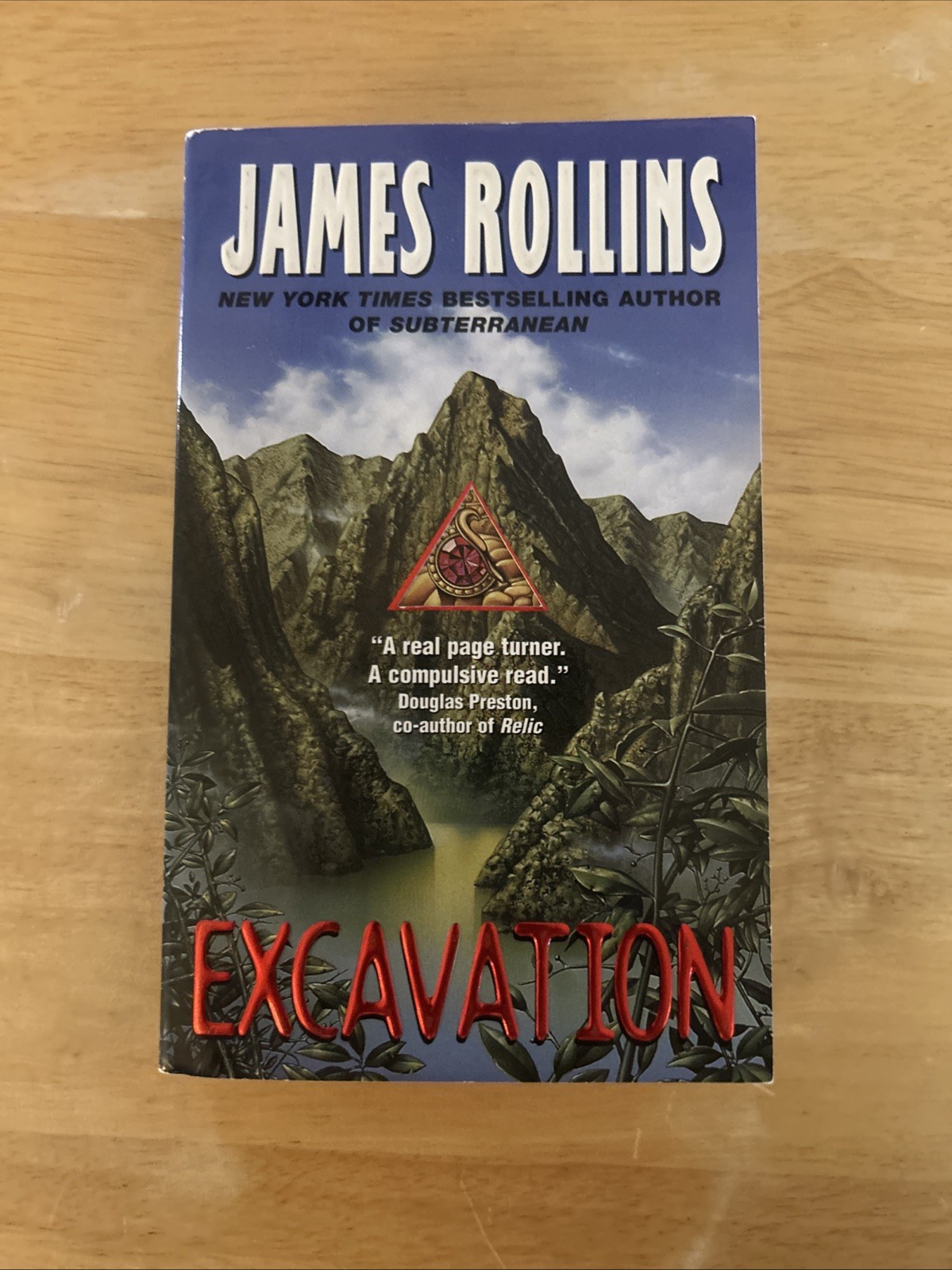 Excavation by James Rollins (2010, Mass Market), 1st/1st, signed, paperback