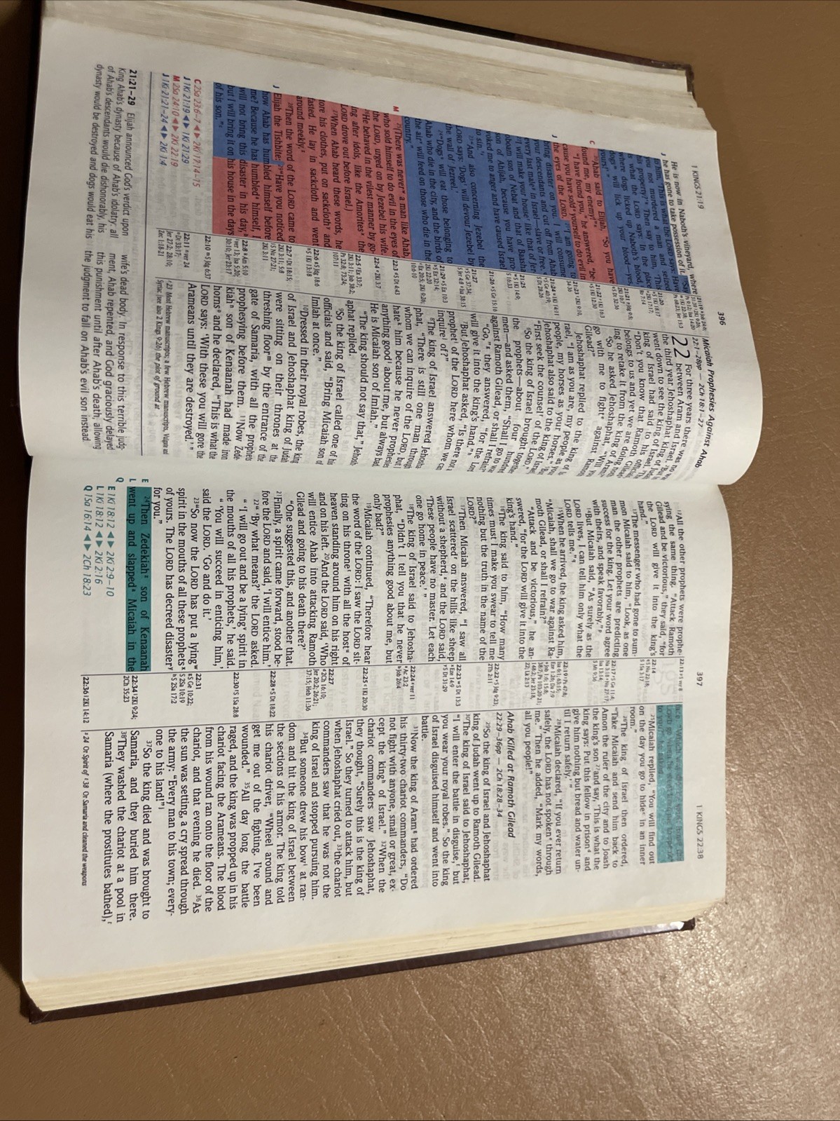 NIV Prophecy Marked Reference Study Bible 1998 Hardcover Text 1984