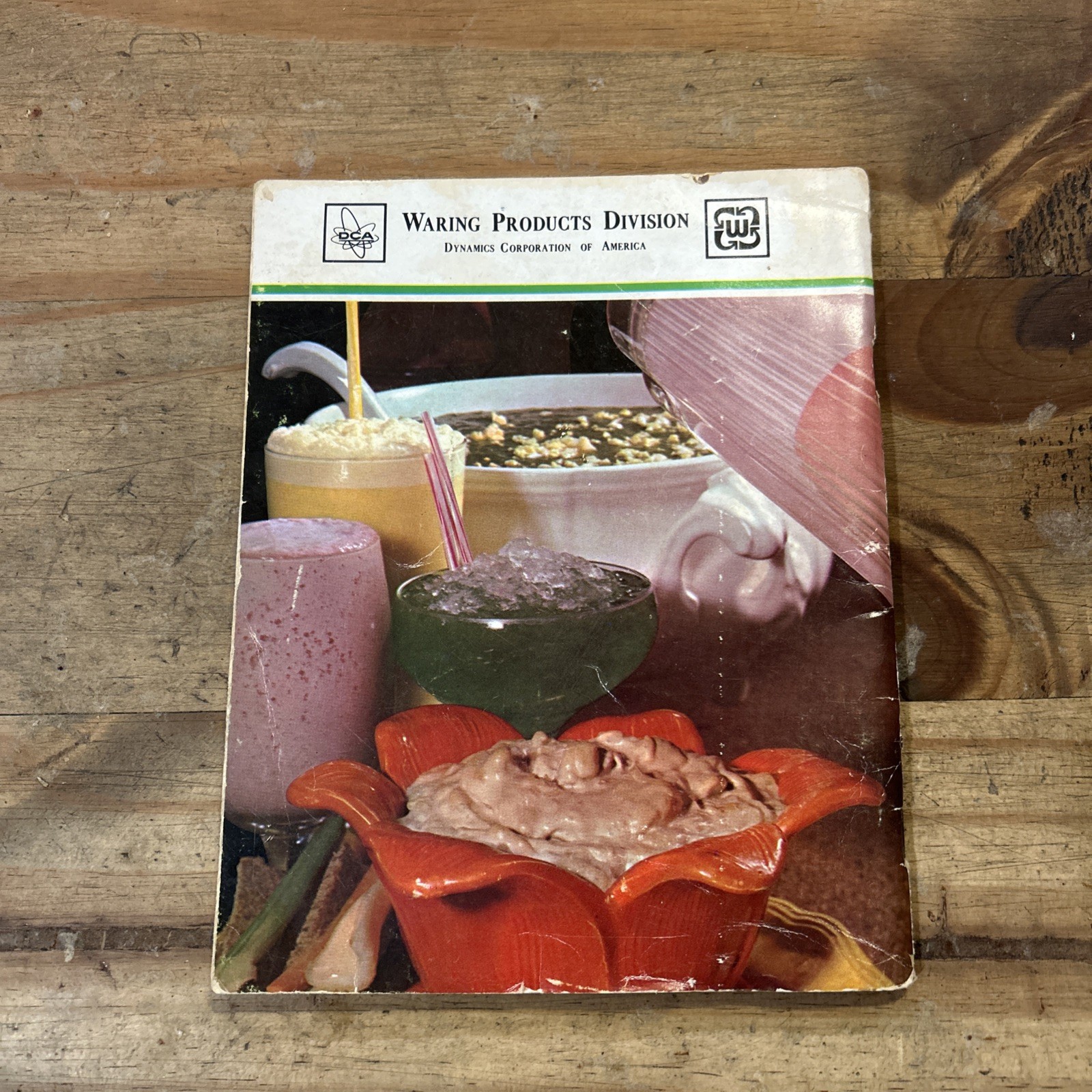 Vintage 1968 Waring 8 Push Button Blender Cookbook Recipes Cook Book