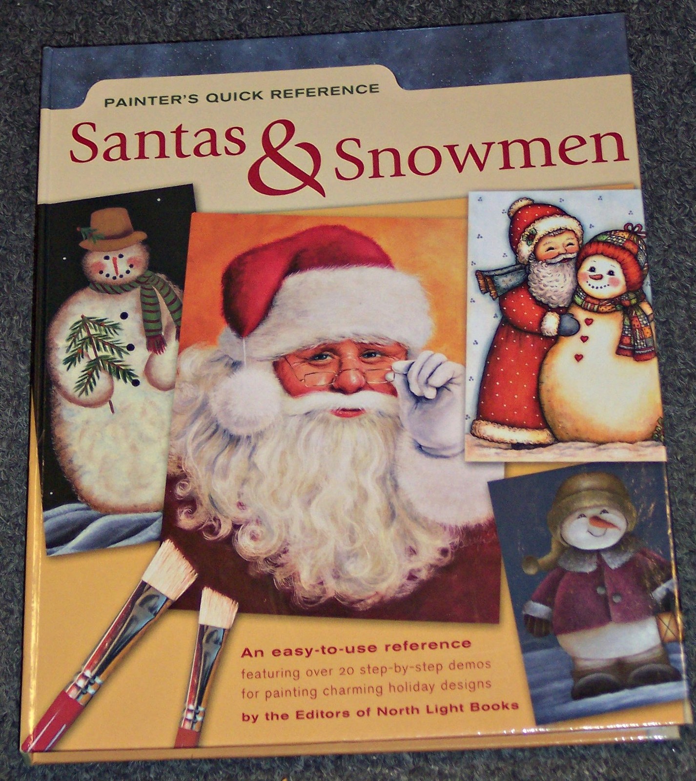 Santas & Snowmen (Painter’s Quick Reference) – North Light Books – Very Good…