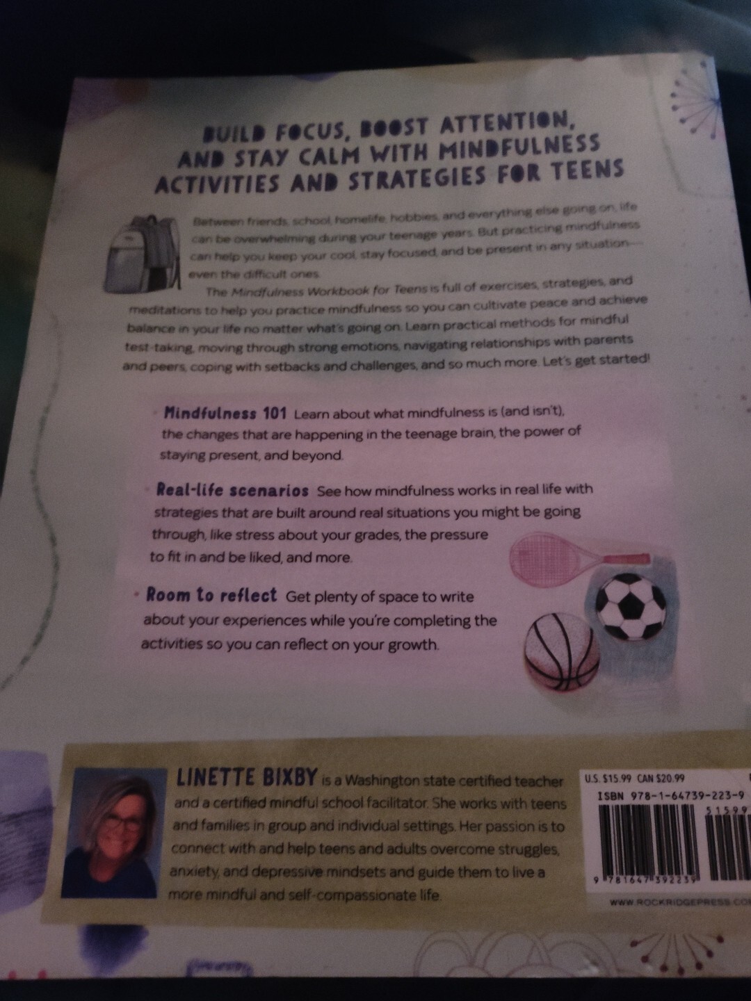 Mindfulness Workbook for Teens : Exercises and Tools to Handle Stress, Find…