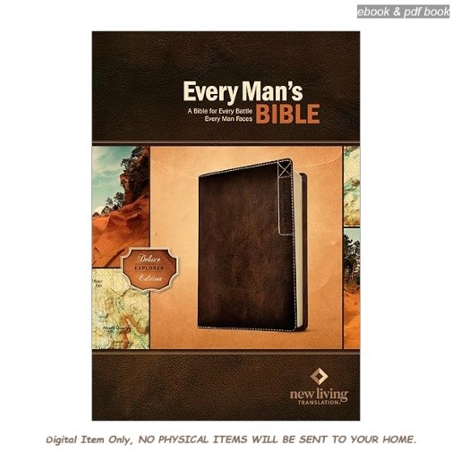 Every Man’s Bible: New Living Translation, Deluxe Explorer E, New Living Transla