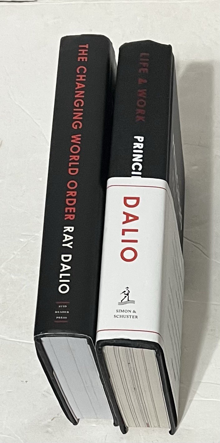 Principles for Dealing with the Changing World Order & Principles Ray Dalio HC