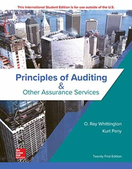 Principles Of Auditing & – Paperback, by Whittington Ray; Pany – Acceptable n