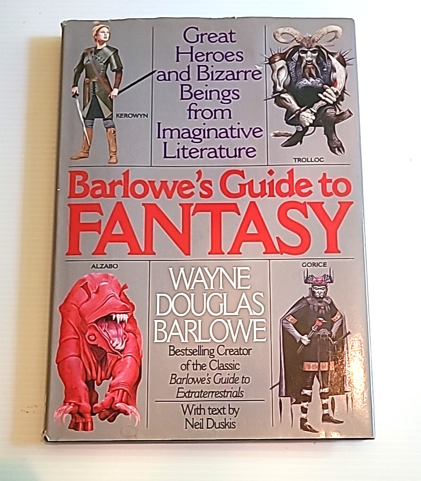 Barlowe’s Guide to Fantasy. First Printing 1996. Hard Cover.