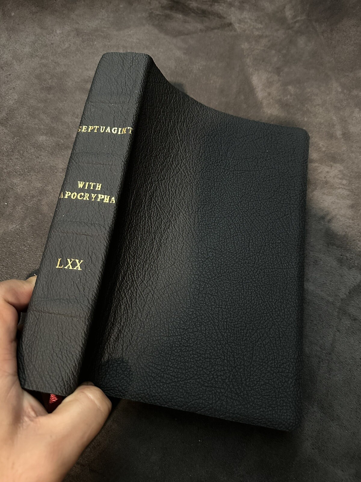 septuagint with apocrypha greek and english Brenton Leather LXX