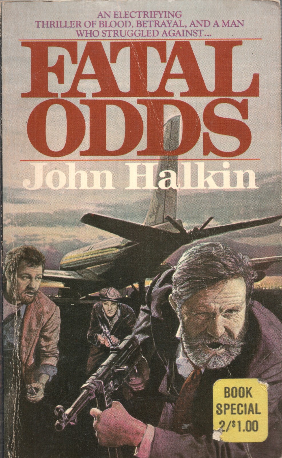 FATAL ODDS by JOHN HALKIN Leisure Books 1981