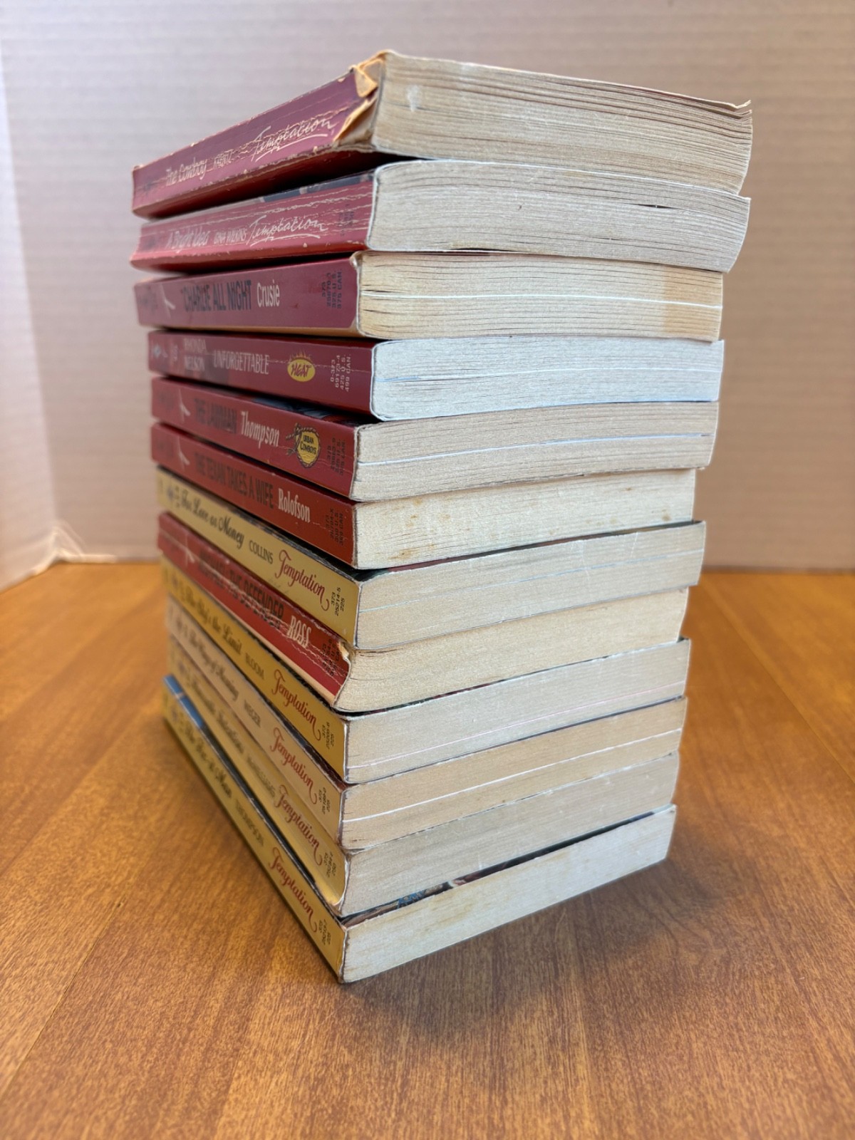 Harlequin Temptation Romance Paperback Lot of 12 (See Photos for Titles)