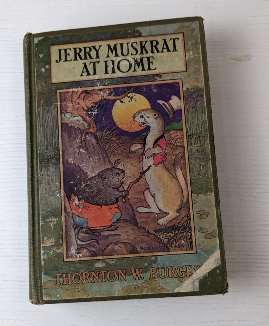 vintage Jerry Muskrat at Home Thornton W Burges HC 1926
