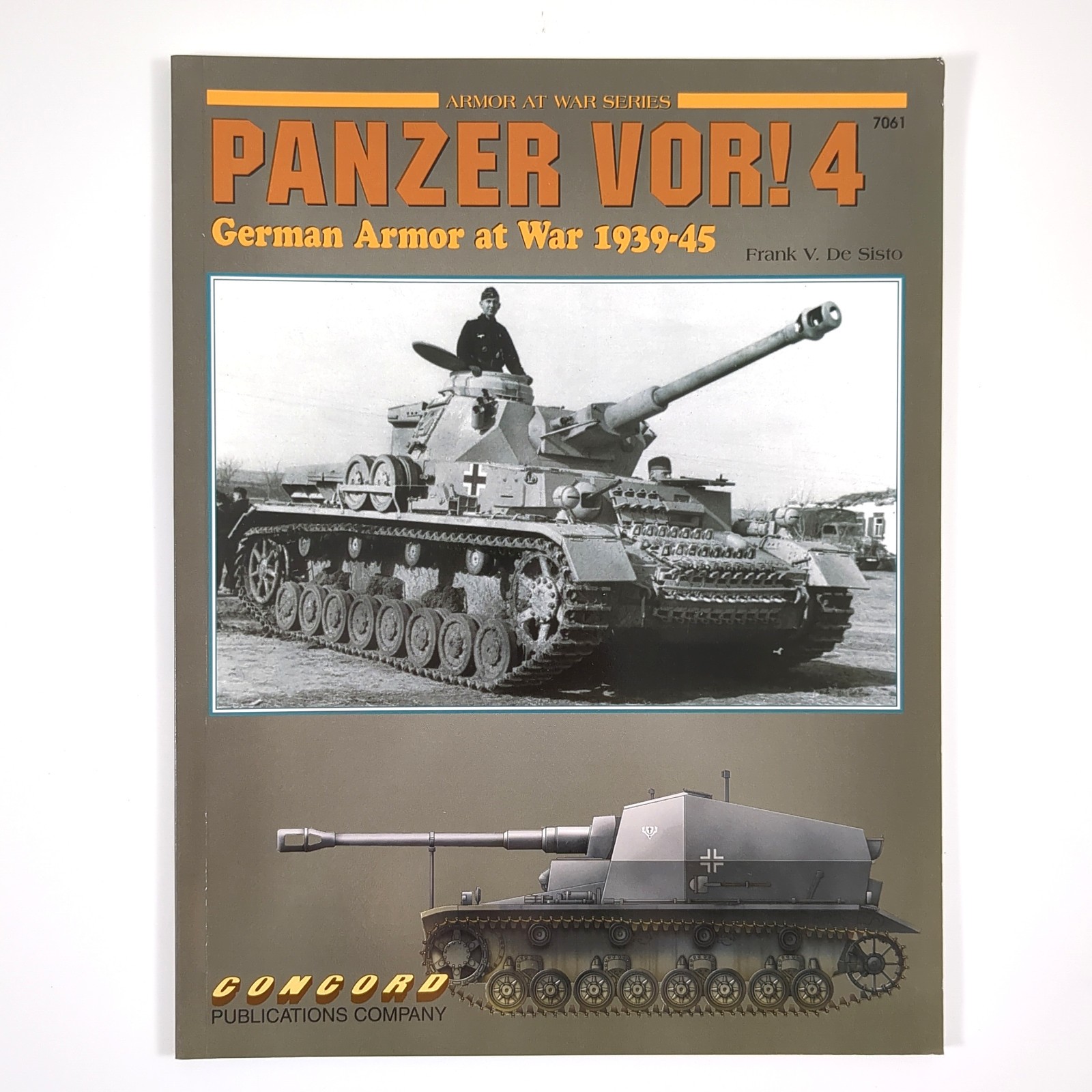 Panzer Vor 4 German Armor At War 1939 45 WWII Paperback Book Frank De Sisto 2006
