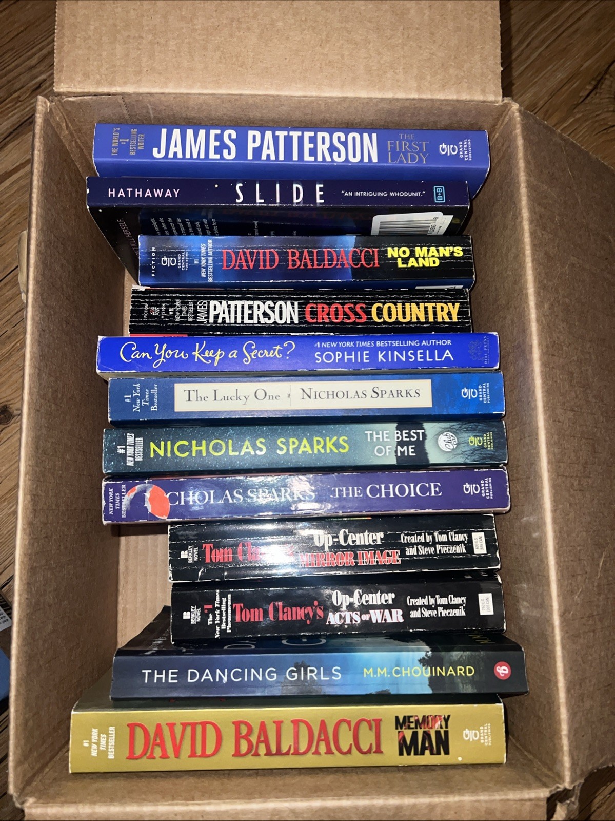 Lot Of 12 Books Mixed Authors And Genres Paperback Novels