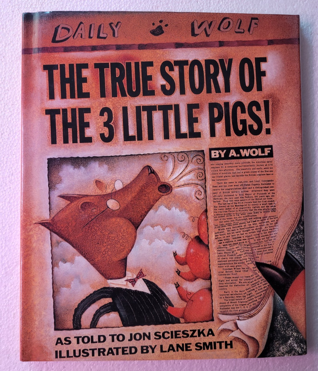 The Three Little Wolves and the Big Bad Pig Book by Eugene Trivizas