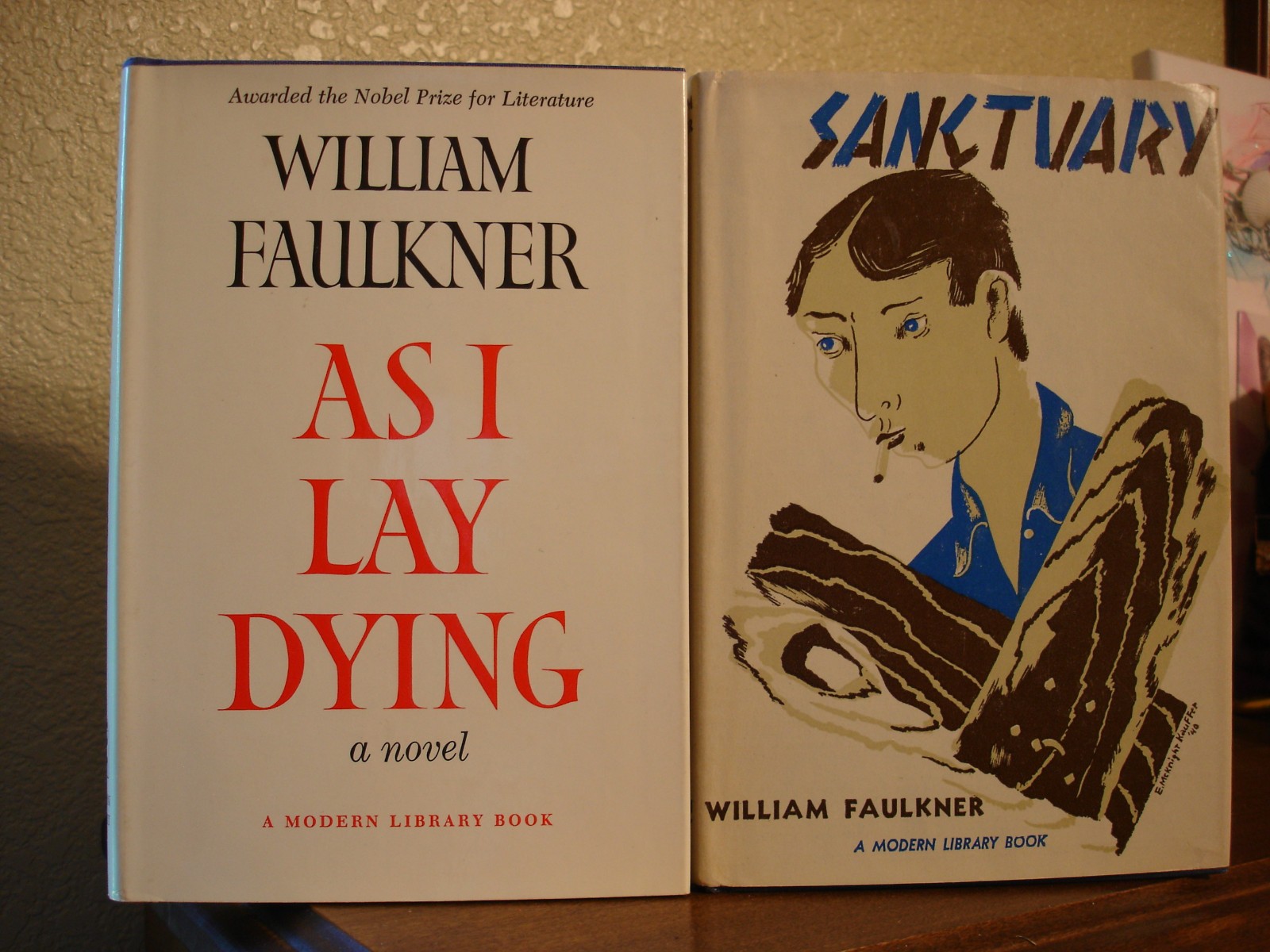 William Faulkner – Sanctuary & As I Lay Dying – Modern Library – HC/DJ