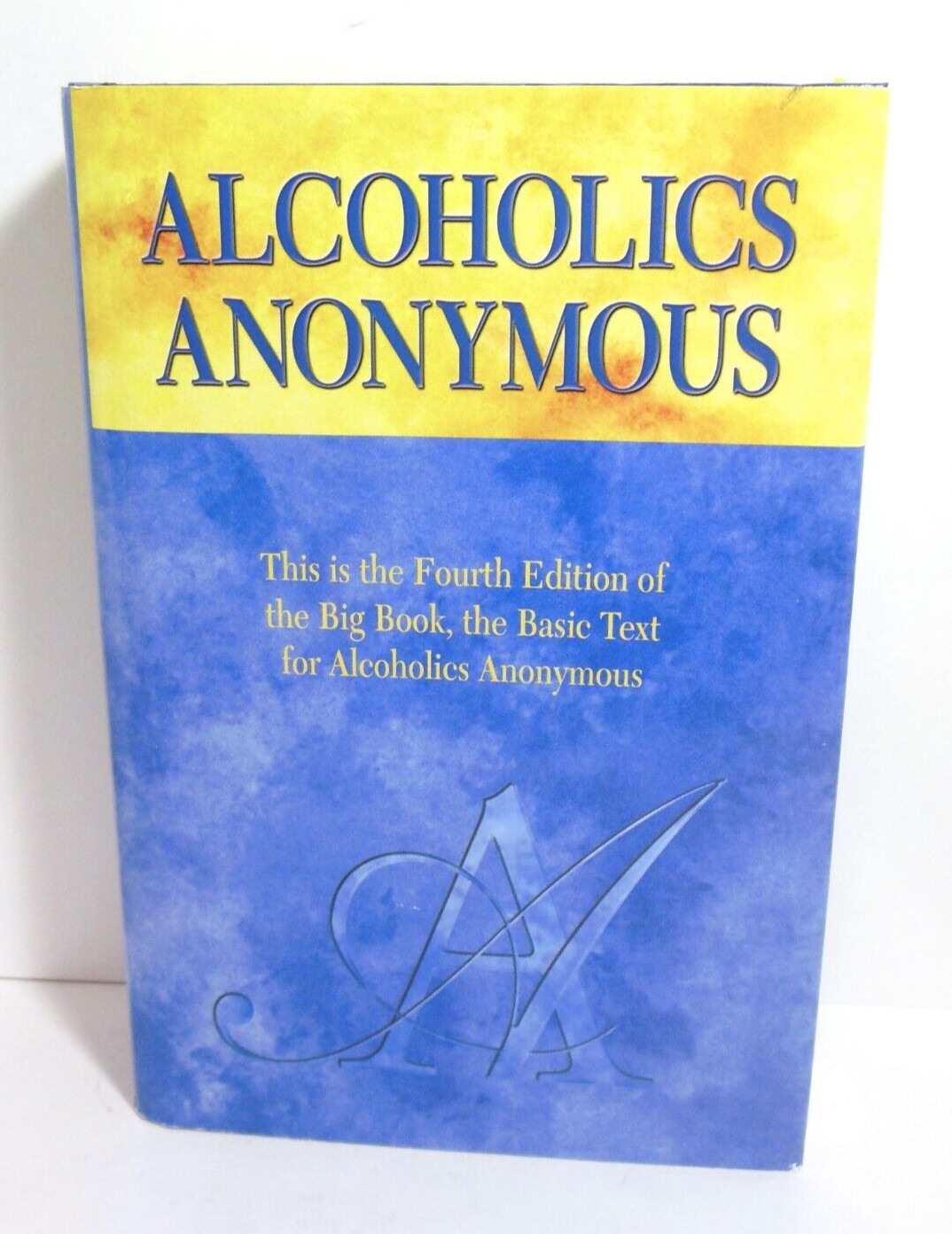 Alcoholics Anonymous AA Twelve Steps Recovery Self Help 4th Edition Clean HBDJ