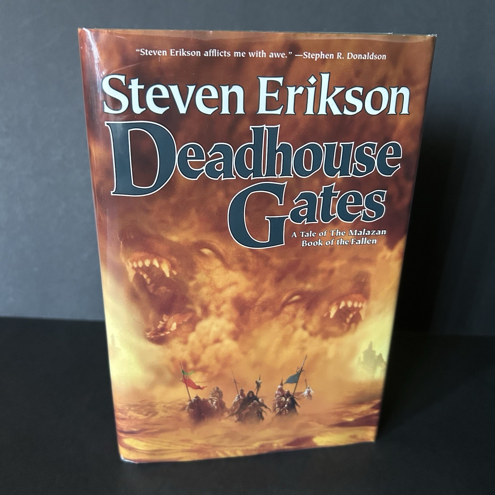 Malazan: Deadhouse Gates by Steven Erikson 2000 TOR Fantasy Hardcover BCE