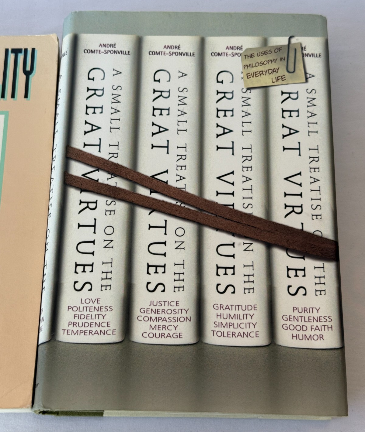 LOT 3 GREAT VIRTUES BEYOND MORALITY WHEREVER YOU GO MINDFULNESS PHILOSOPHY BOOK