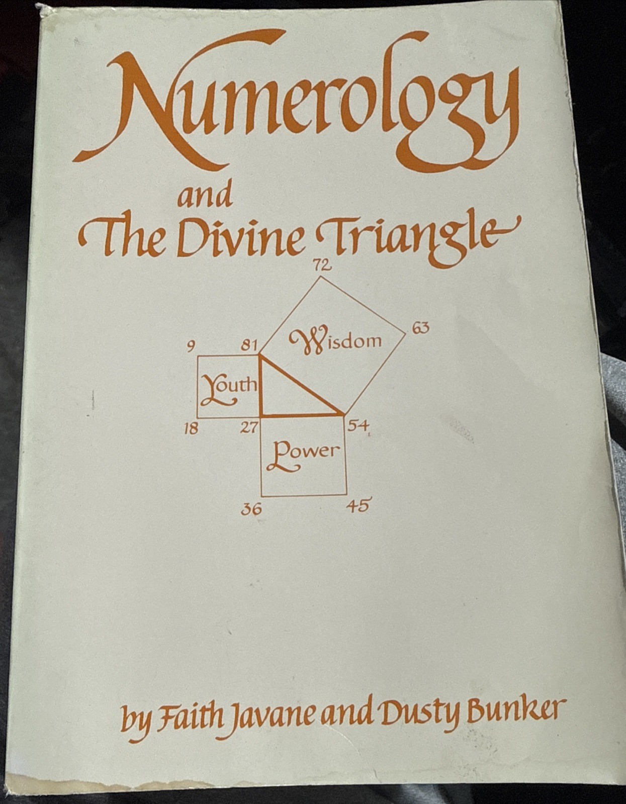 Numerology and the Divine Triangle Faith Javane Dusty Bunker 1979 Metaphysical