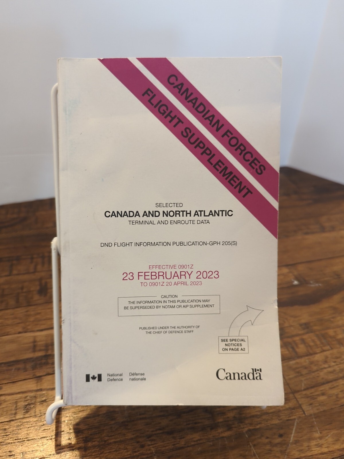 Canadian Forces Flight Supplement, Canada, North Atlantic Data, Feb. 23 2023
