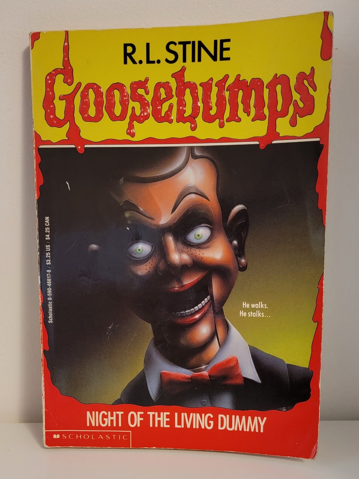 Goosebumps #7 Night Of The Living Dummy TRUE 1st Print 1993