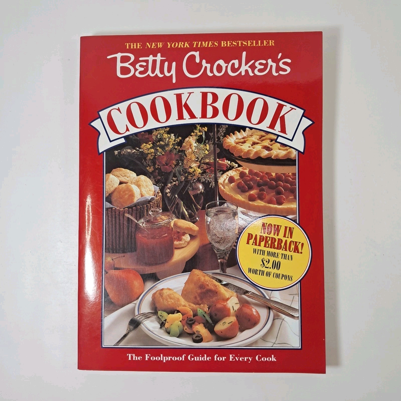1991 Betty Crocker’s Cookbook 7th Edition Paperback 415 Pages Vtg Best Seller