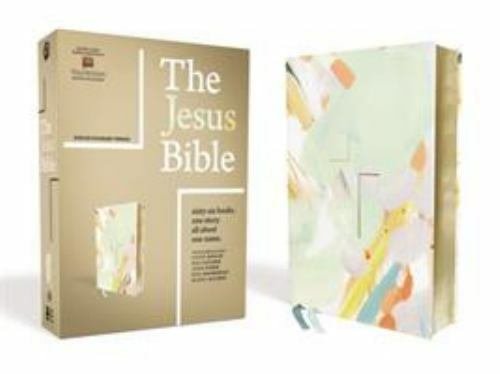 ESV The Jesus Bible Artist Edition Leathersoft Multi-color/Teal – Zondervan