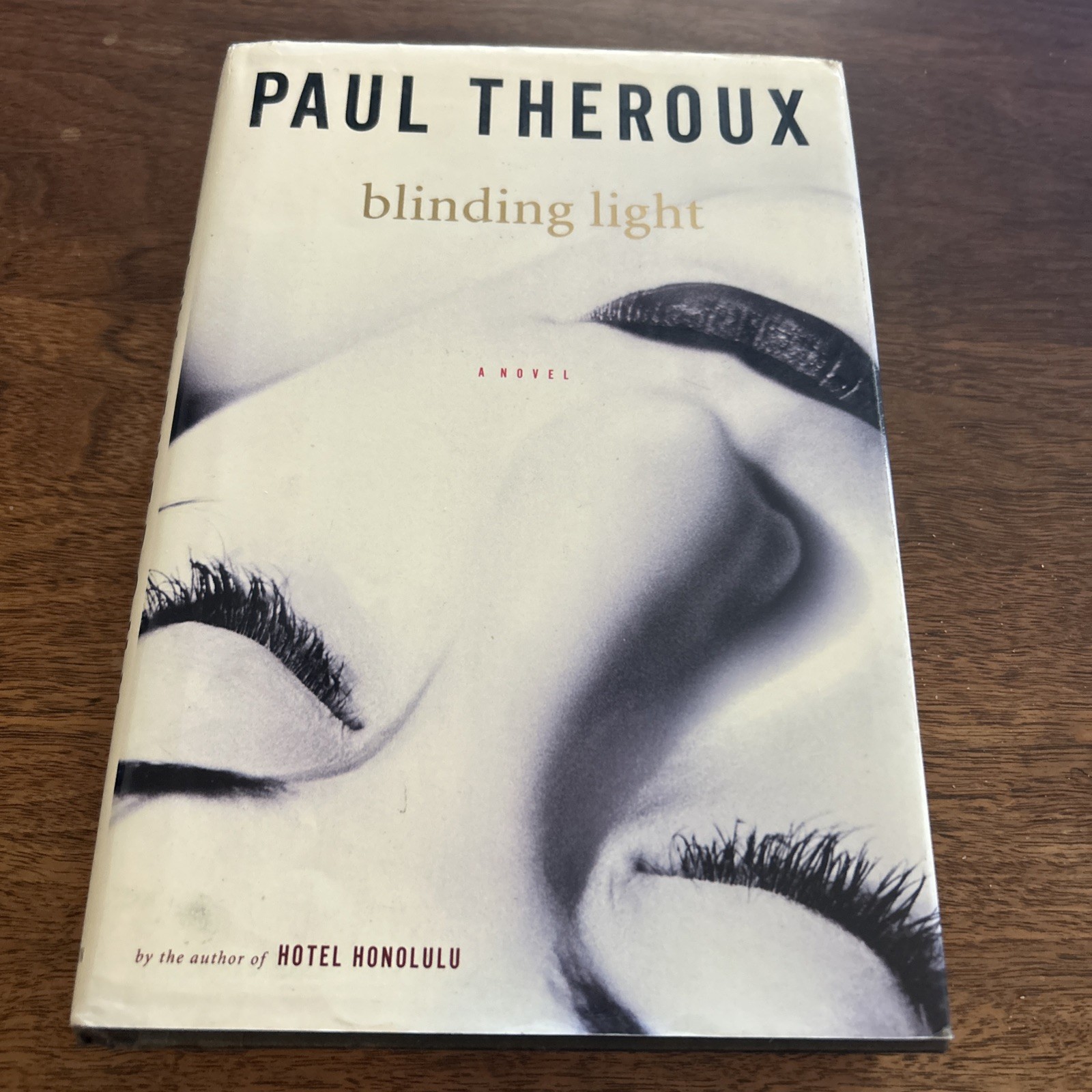 Signed Paul Theroux Blinding Light Autographed HC DJ 1st Edition