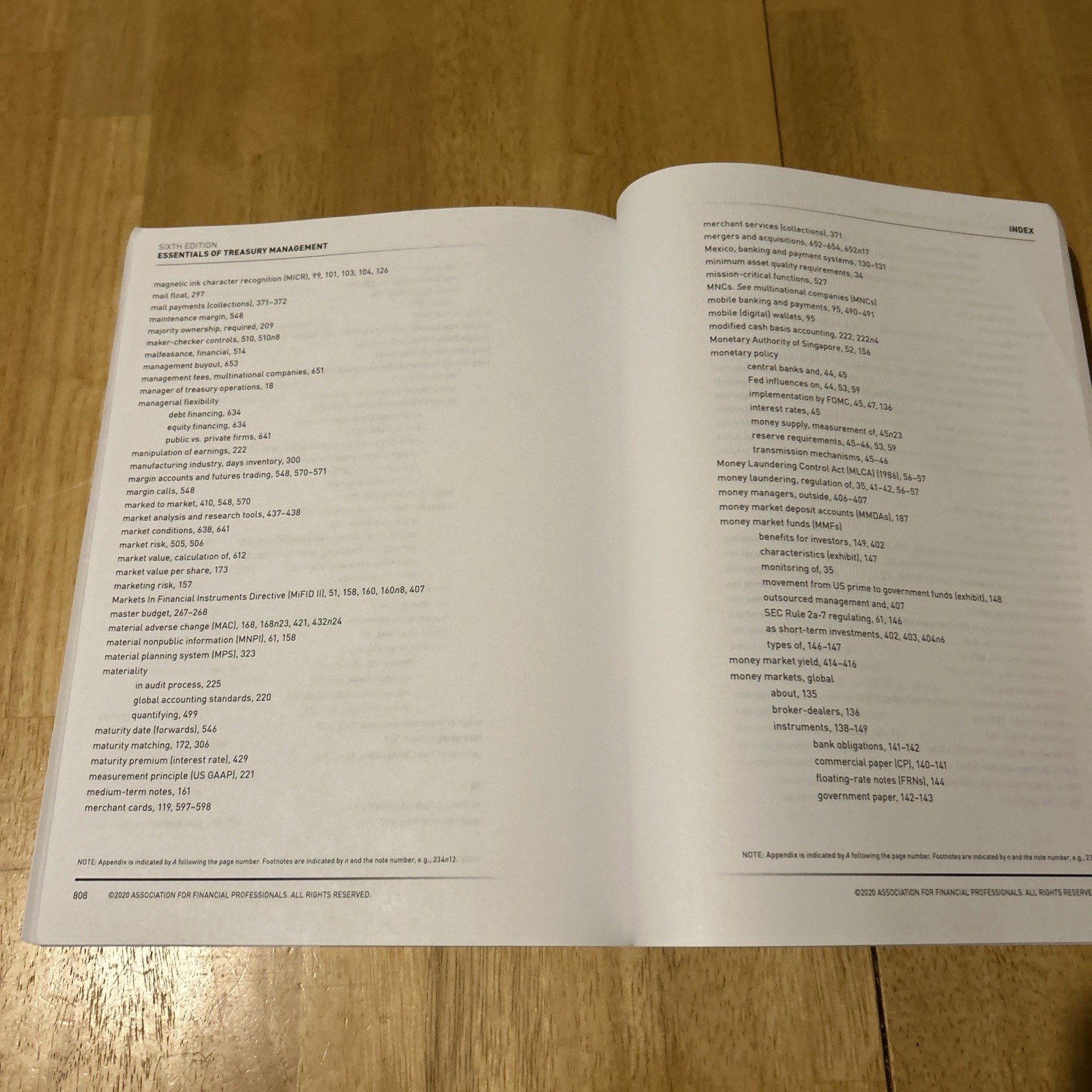 Essentials of Treasury Management, CTP Body of Knowledge, 6th Ed, 2nd Print 2020