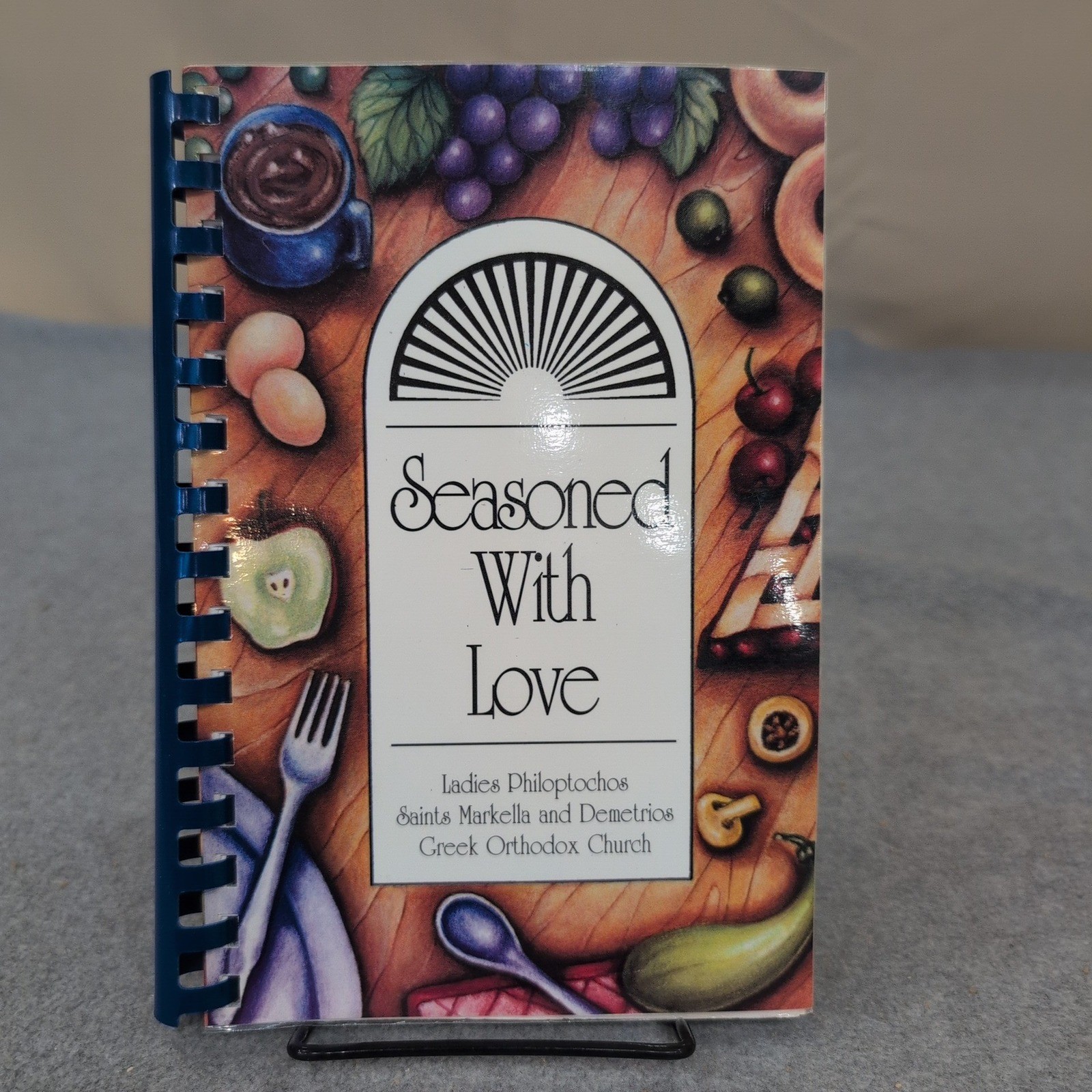 Seasoned With Love Greek Orthodox Church Ladies Philoptochos Cookbook Spiral