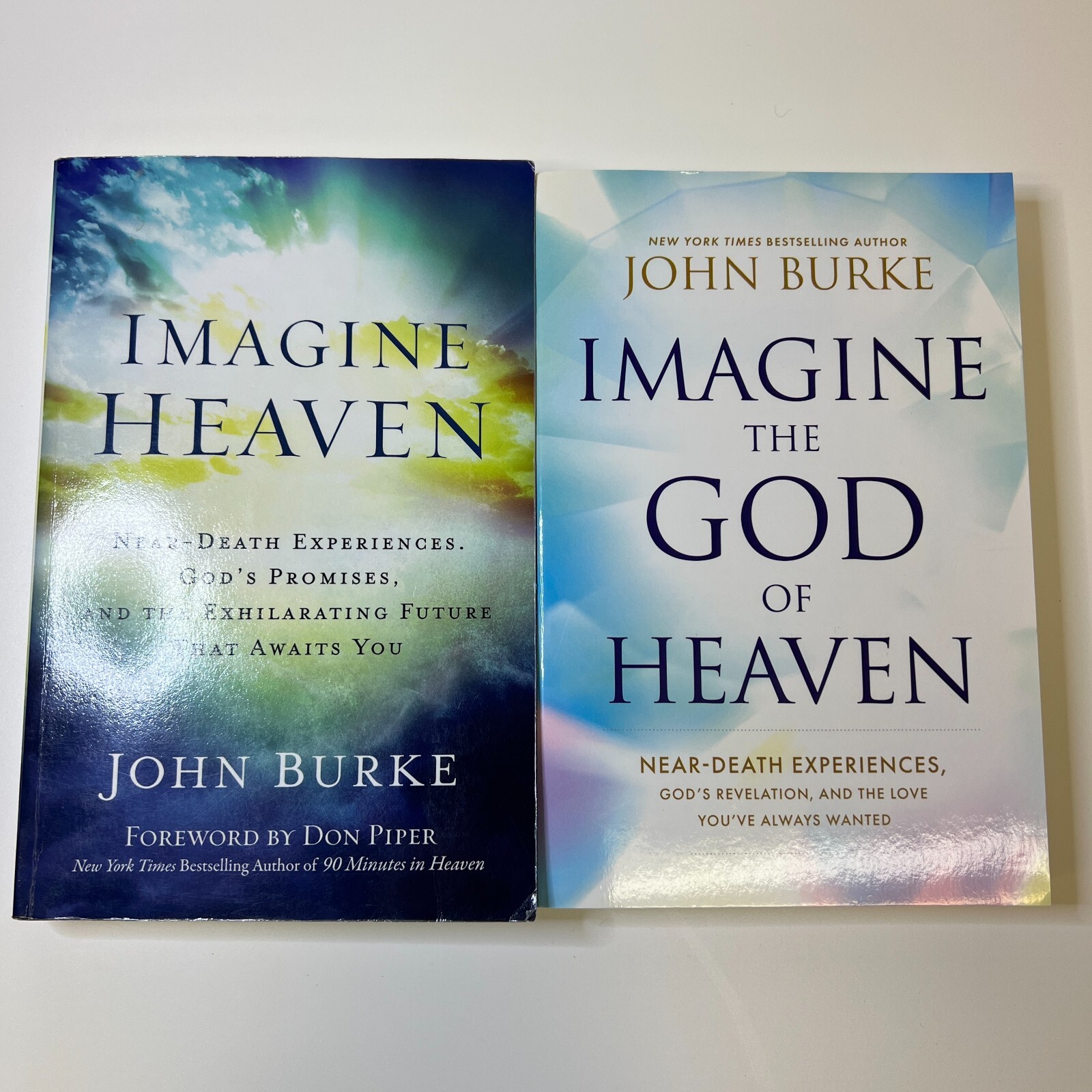John Burke Lot of 2 Imagine Heaven & Imagine God in Heaven