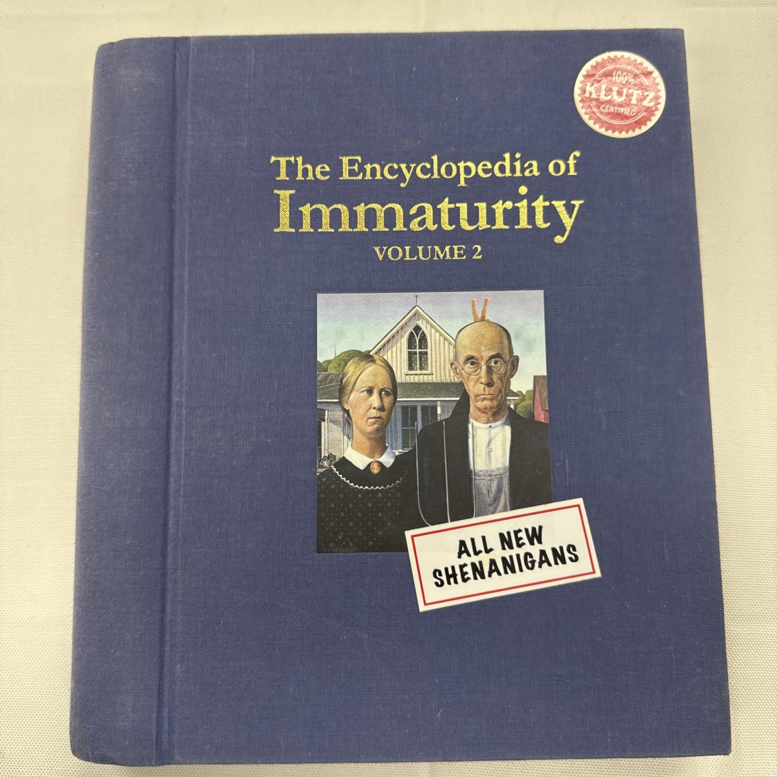 The Encyclopaedia of Immaturity Vol.2 by Klutz (2009) Hardcover Activities