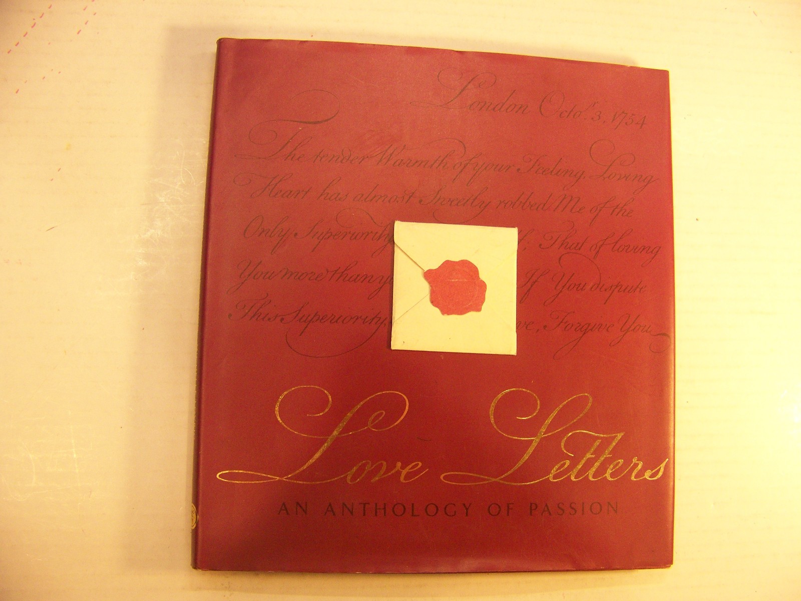 LOVE LETTERS: AN ANTHOLOGY OF PASSION By Michelle Lovric – BRAND NEW, HC, DJ