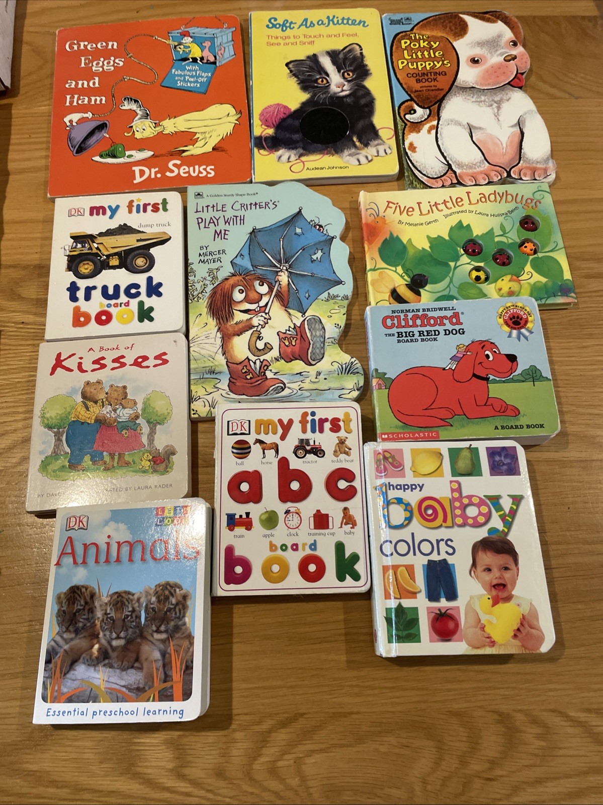 Lot of 11 Children’s Board Books Mixed Lot 1980s-present Good Condition Vintage